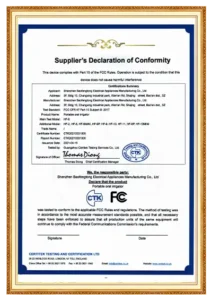 Certificates of electric toothbrushes and water flossers (4)